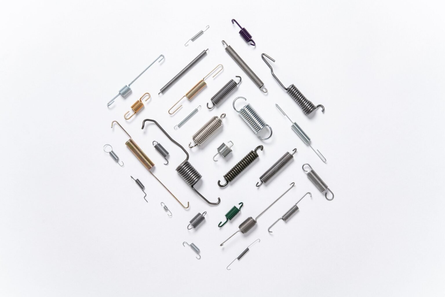 Small extension springs